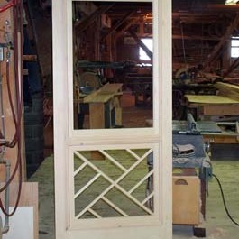A unique screen door design. 